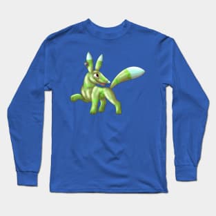 Pretztail: Green Long Sleeve T-Shirt